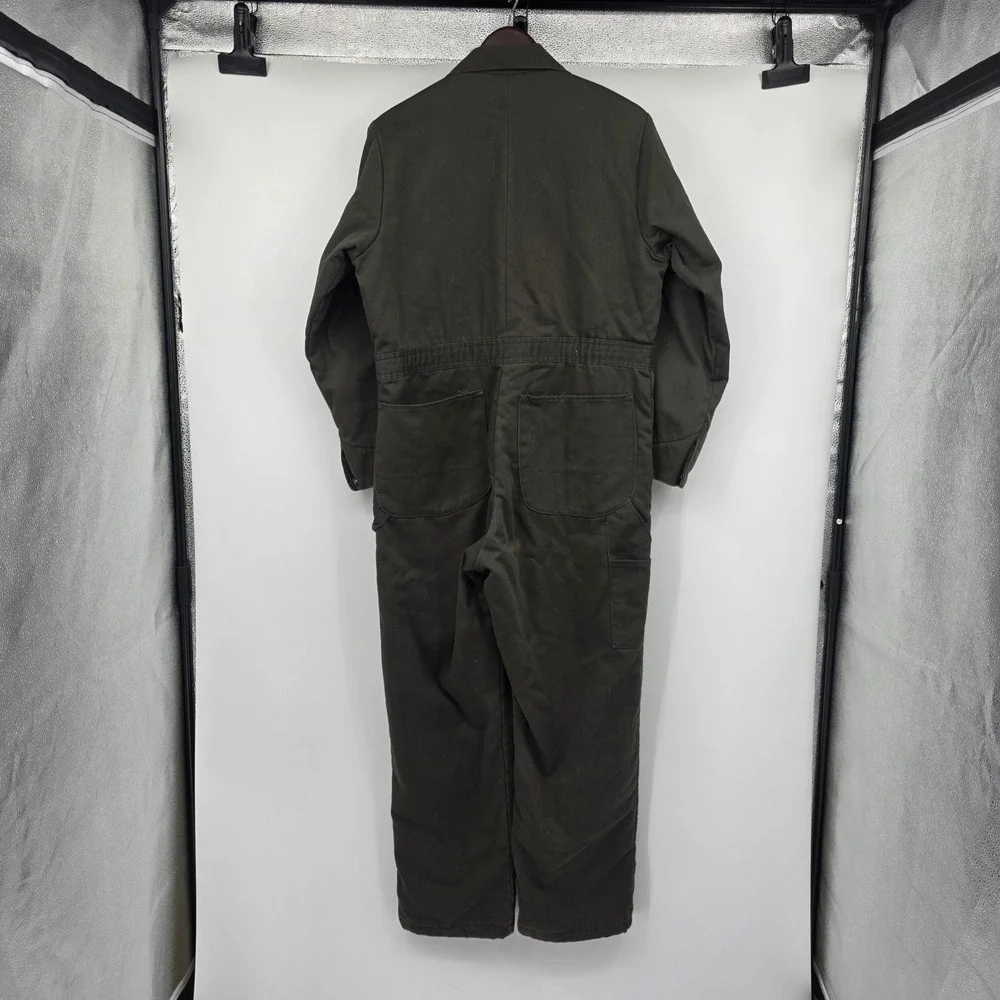 Vintage Big Mac JCPenney Penn-Prest Insulated Work Coveralls Dark Olive